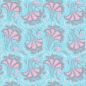 Aqua Floral Firtation