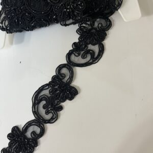 Black Eveningwear Sequin Lace